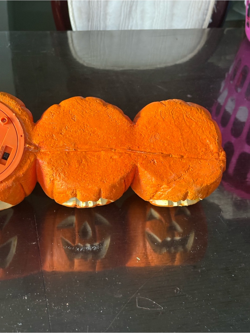 Halloween Pumpkin Jack-O'-Lantern Set - Lights Sounds Working - Picture 12 of 16